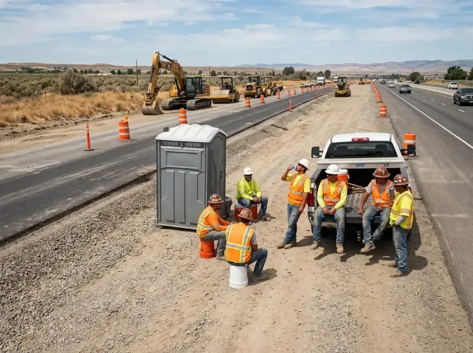 highway-road-construction-crew-007 — frequently asked questions, Porta Potty and Restroom Rentals in Brookhaven, GA
